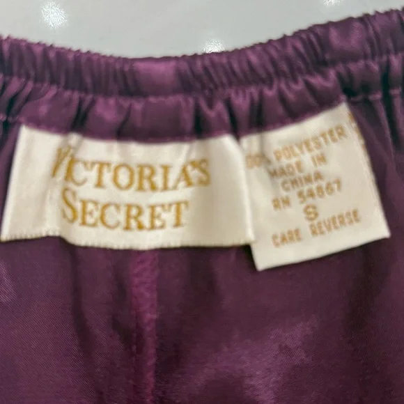 Victoria’s Secret Vintage Gold Tag Lingerie Sleepwear Patterned Classic Sz Small - Picture 7 of 11